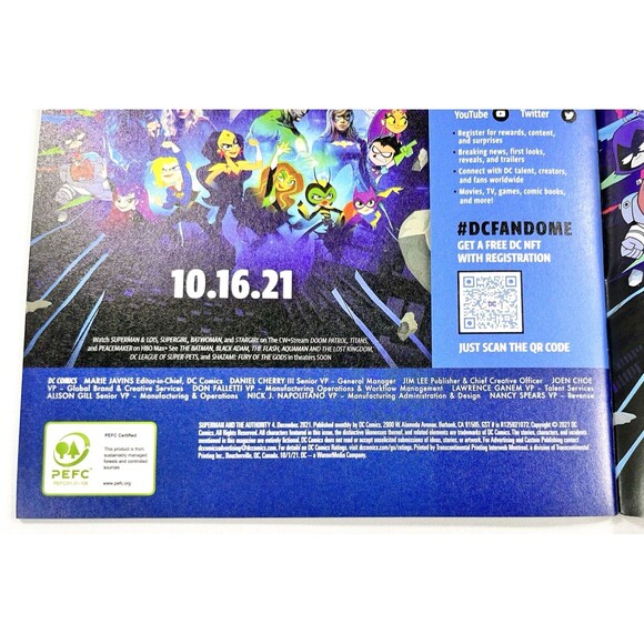 Superman and the Authority #4 Mikel Janín Cover DC Comics December 2021 - Picture 8 of 8